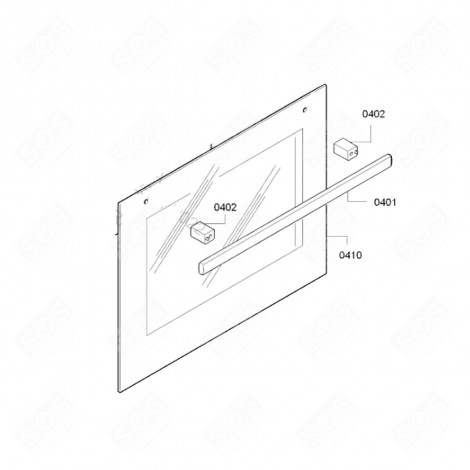 REFERENCE BASE 0402 GAS / ELECTRIC OVENS - 00627802, 627802