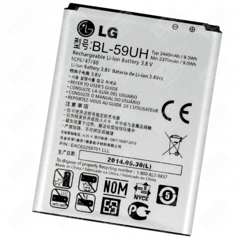 1,600MAH BATTERY SMARTPHONE, MOBILE PHONE - EAC62258701 BL-59UH