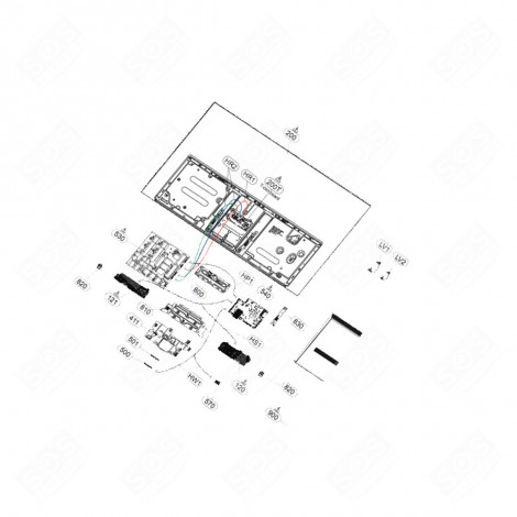 MOTHERBOARD REFERENCE 540 TELEVISIONS / TVS - EBU66382302