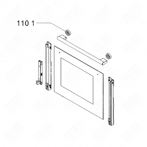 WASHER (MARK 1101) GAS / ELECTRIC OVENS - 481010854294, C00386222