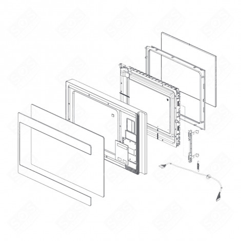 DOOR MICROWAVE OVENS - ADC75466008