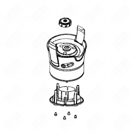 COMPLETE MOTOR BLOCK FOOD PROCESSOR - SS-994364, SS-203258