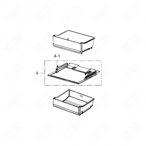 ORIGINAL WHEEL (MARK 4-1) REFRIGERATOR, FREEZER - DA97-22036A, DA97-13386A