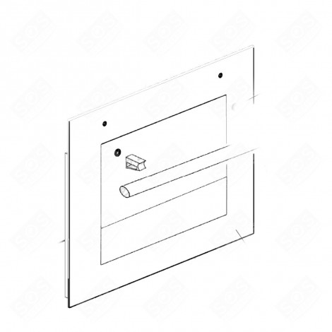 ORIGINAL OUTER DOOR GLASS GAS / ELECTRIC OVENS - 42814546