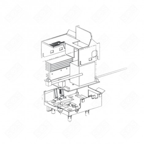 ORIGINAL ELECTRONIC MODULE MICROWAVE OVENS - AJJ75138527