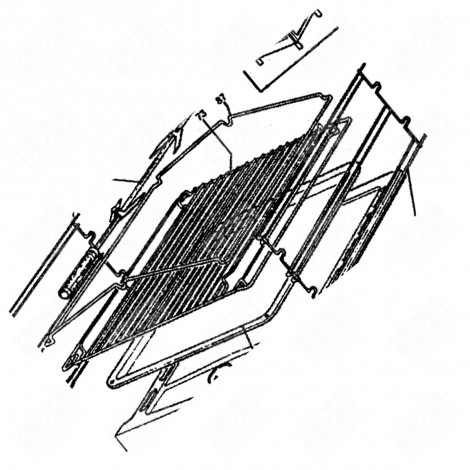 ORIGINAL ROTISSERIE SUPPORT REFERENCE 87 GAS / ELECTRIC OVENS - 005049