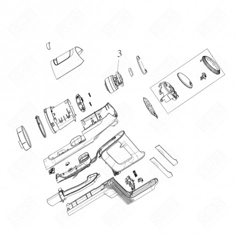 ORIGINAL MOTOR (NO. 3) VACUUM CLEANER  - 140215947015