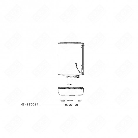 WASHER SCREW BASE (MARKING MS-650067) FOOD PROCESSOR - MS-650067