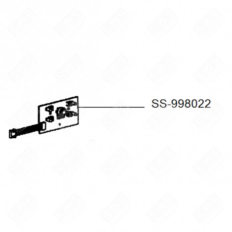 ELECTRONIC CONTROL CARD SMALL HOUSEHOLD APPLIANCE - SS-203802, SS-7222059688