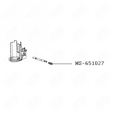 AXLE JOINT SPRING (REFERENCE MS-651028) FOOD PROCESSOR - MS-651027, MS-652913