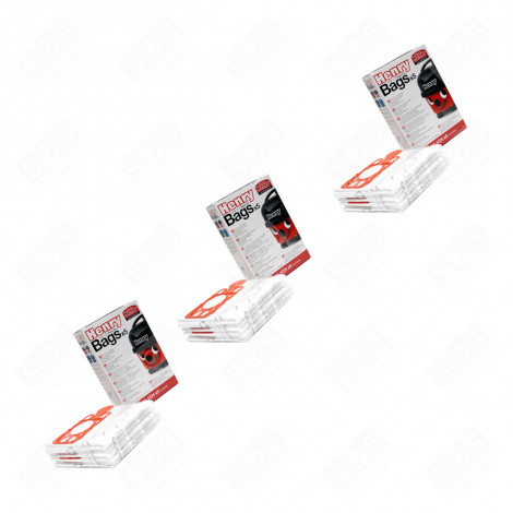 SET OF 3 BOXES OF 5 BAGS VACUUM CLEANER  - NVM1CH, NVM-1CH