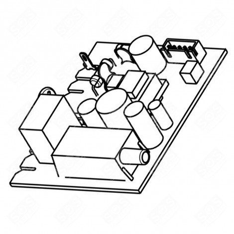 ORIGINAL ELECTRONIC CARD 50/60 HZ 100/240 V VACUUM CLEANER  - 2198717106